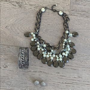 St John Necklace Bracelet Earrings Set